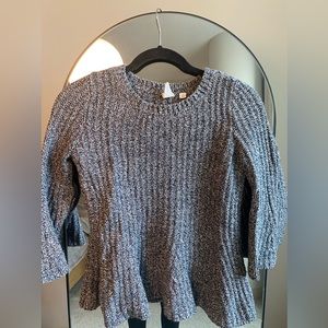 Black and White Gap Sweater